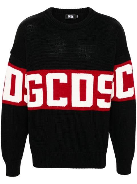 Band-logo sweater by GCDS