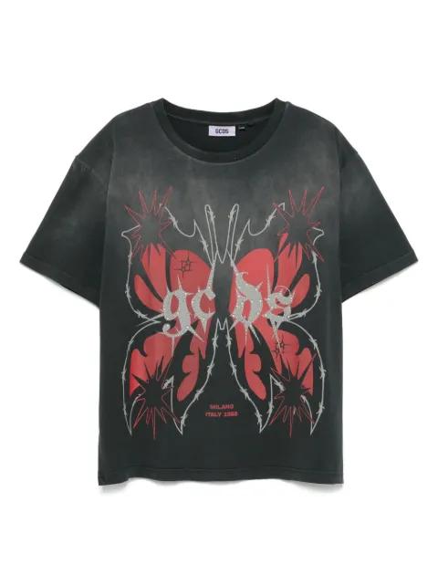 Butterfly T-shirt by GCDS