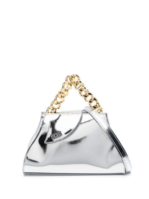 Comma faux-leather crossbody bag by GCDS