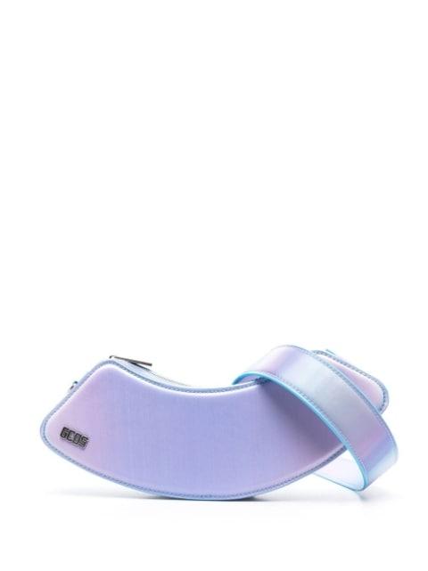 Comma holographic shoulder bag by GCDS