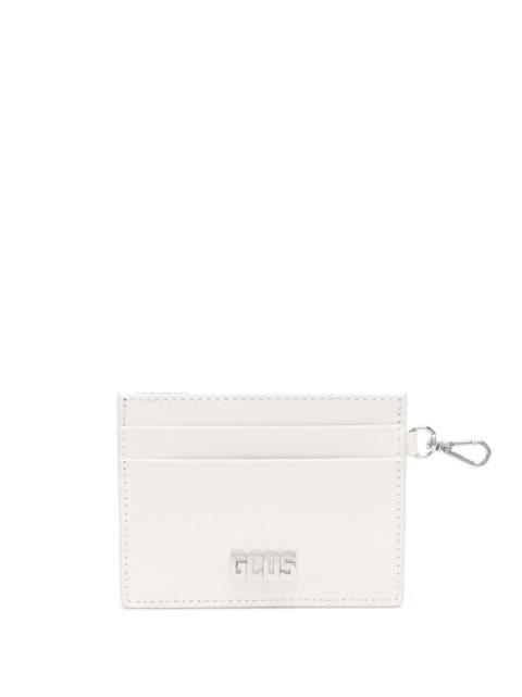 Comma logo-plaque leather cardholder by GCDS
