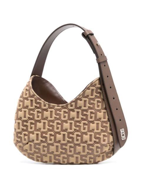 Comma monogram-embossed small shoulder bag by GCDS
