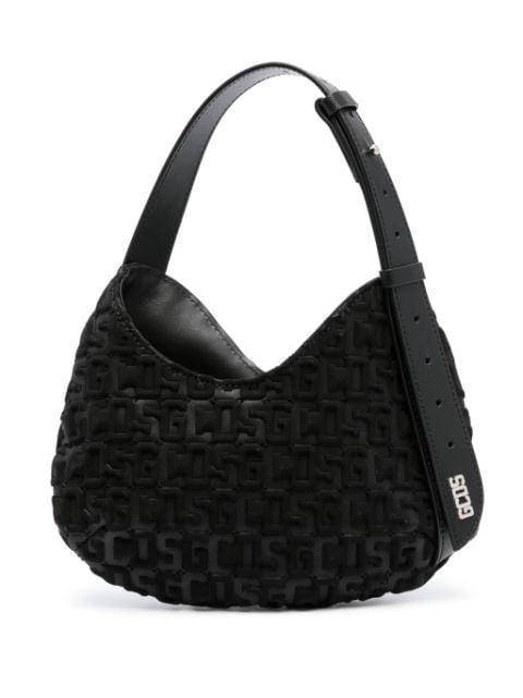Comma monogram-embossed small shoulder bag by GCDS