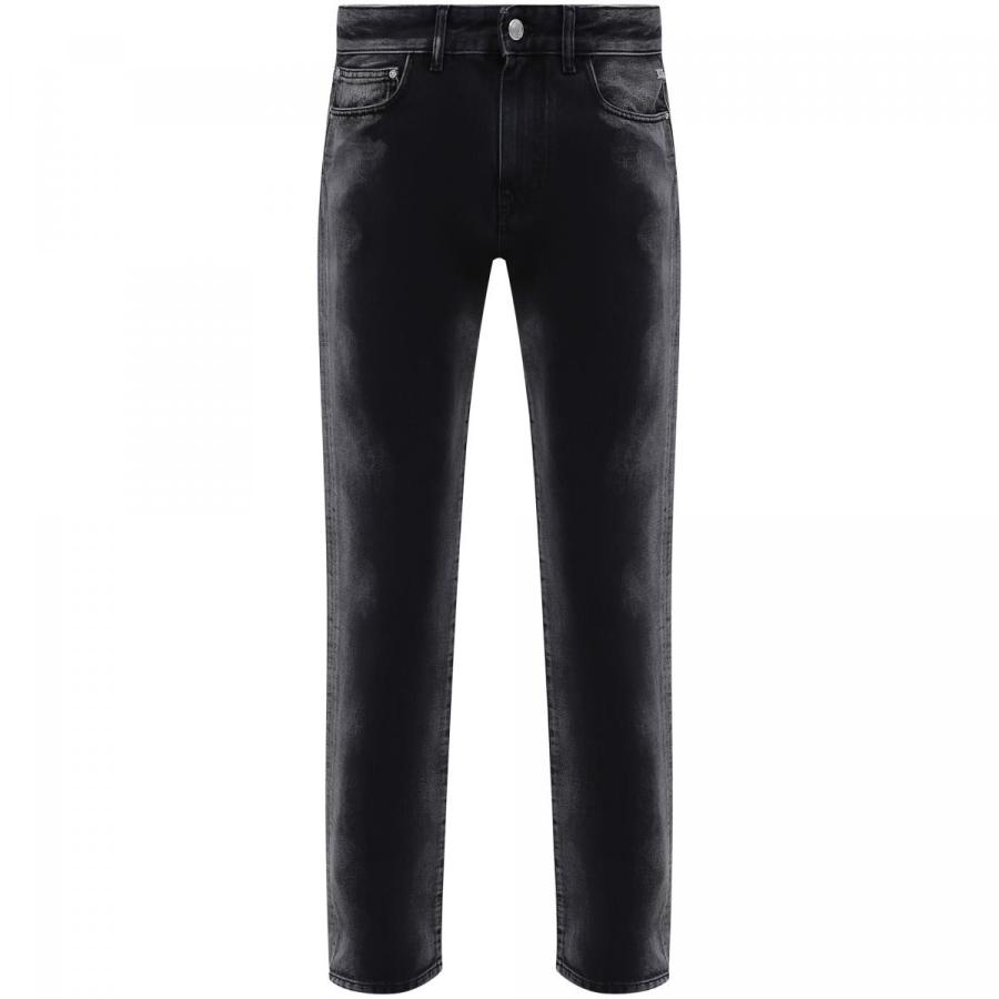 GCDC Denim Black Straight Jeans by GCDS