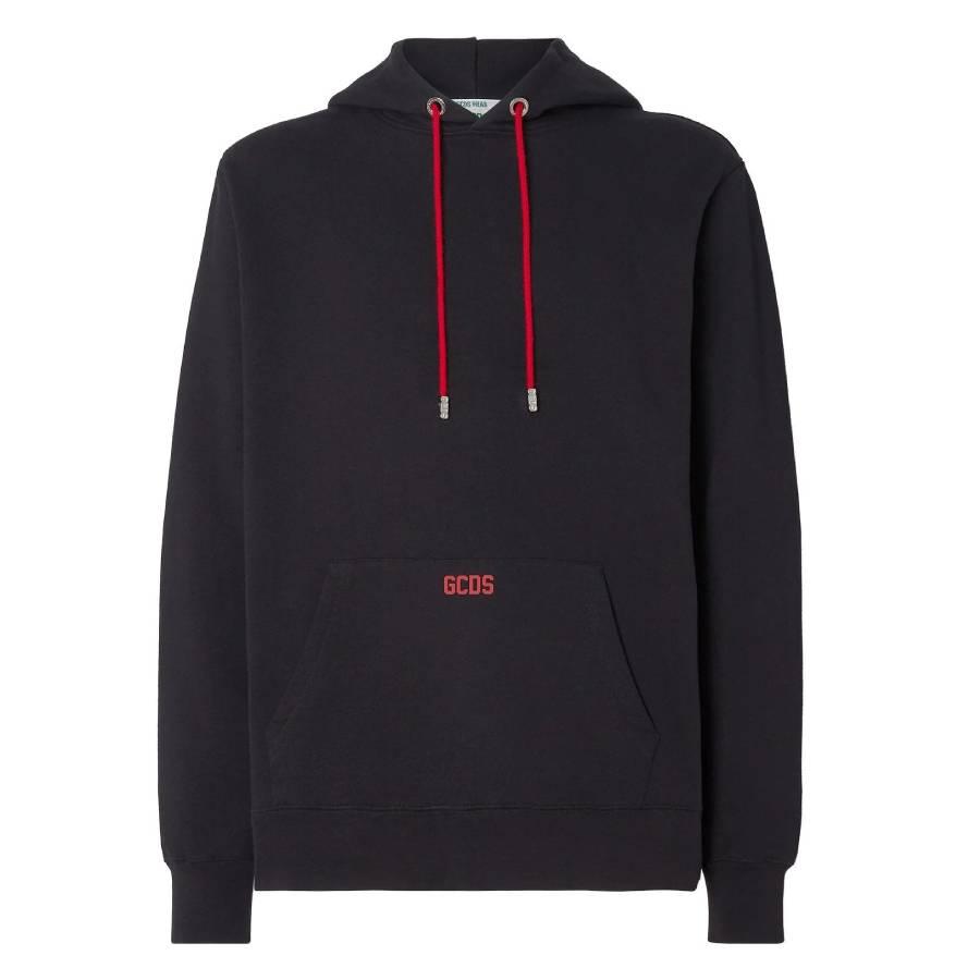 GCDS Eco Logo Print Regular Hoodie by GCDS