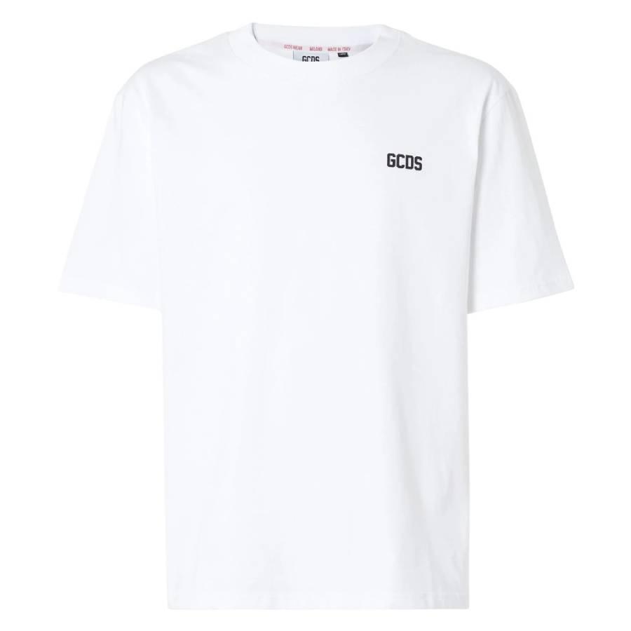 GCDS Low Band Logo Cotton T-Shirt by GCDS