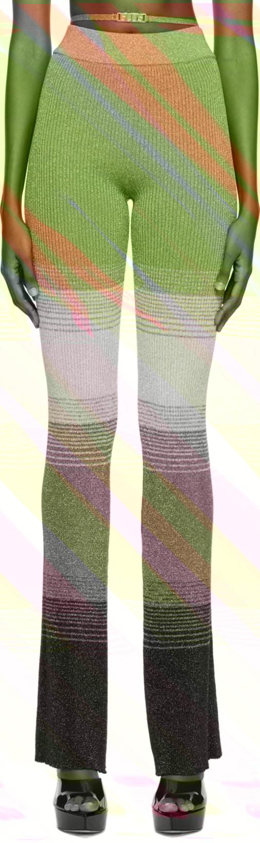 Green Degradé Lounge Pants by GCDS