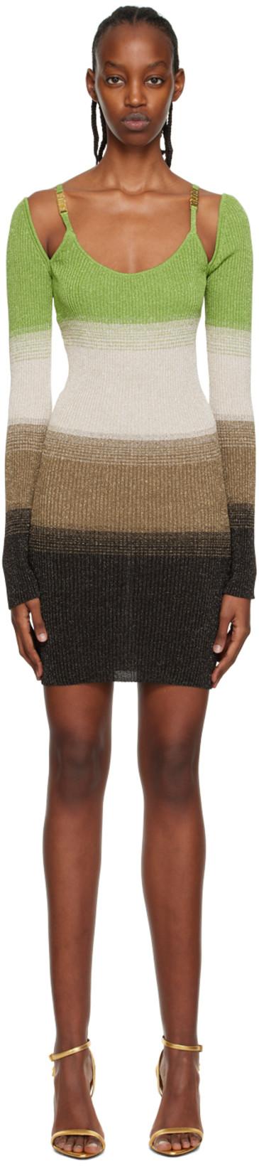 Green Degradé Minidress by GCDS