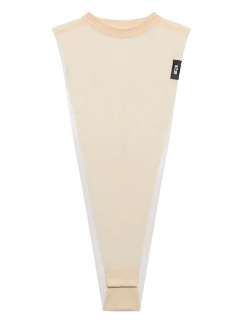 Inverted Triangle bodysuit by GCDS