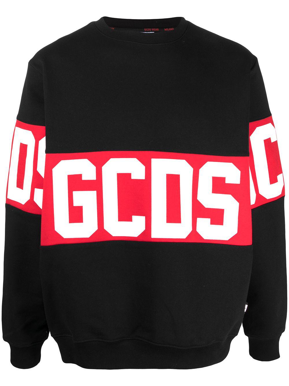 Large logo print jumper by GCDS