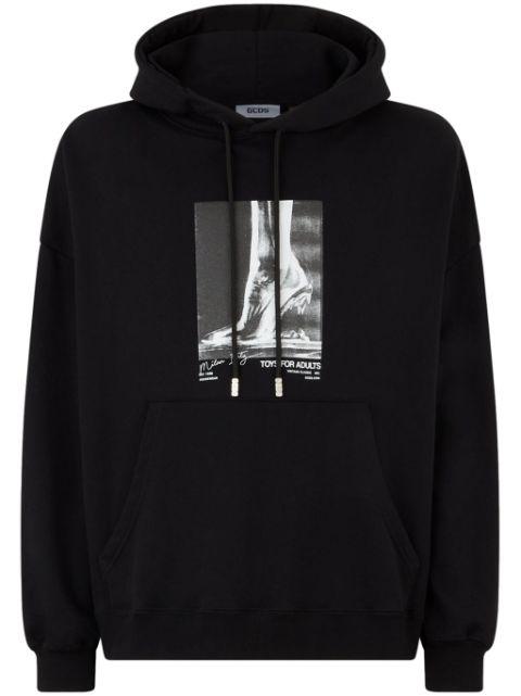 Morso graphic-print hoodie by GCDS