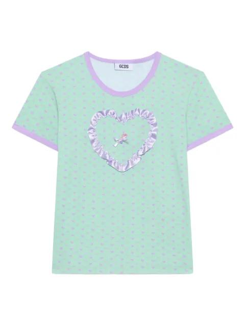 Polly Pocket heart-print T-shirt by GCDS