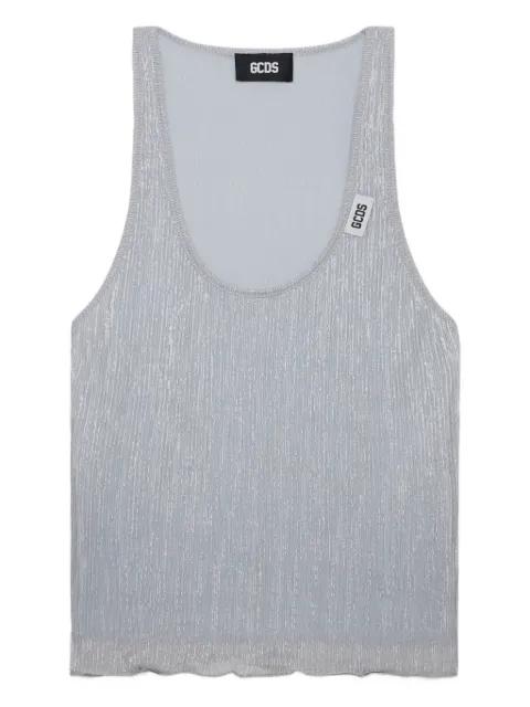 Rouches tank top by GCDS