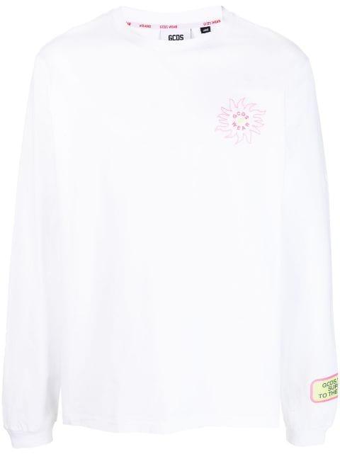Surfing Wirdo graphic-print T-shirt by GCDS