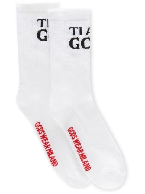 Ti Amo mid-calf socks by GCDS