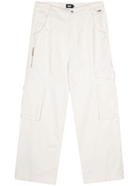 Ultracargo wide-leg trousers by GCDS
