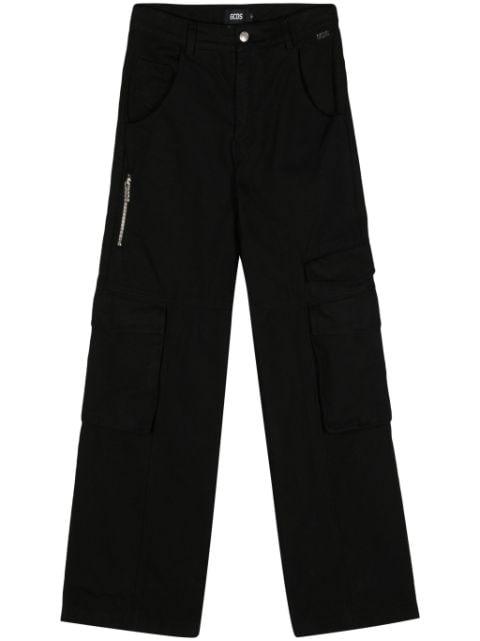 Ultracargo wide-leg trousers by GCDS