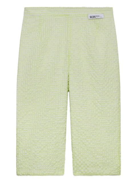 Vichy capri trousers by GCDS