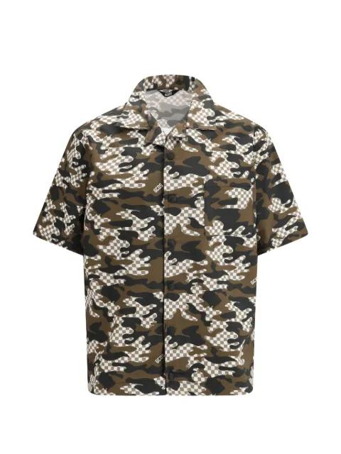 check camouflage shirt by GCDS