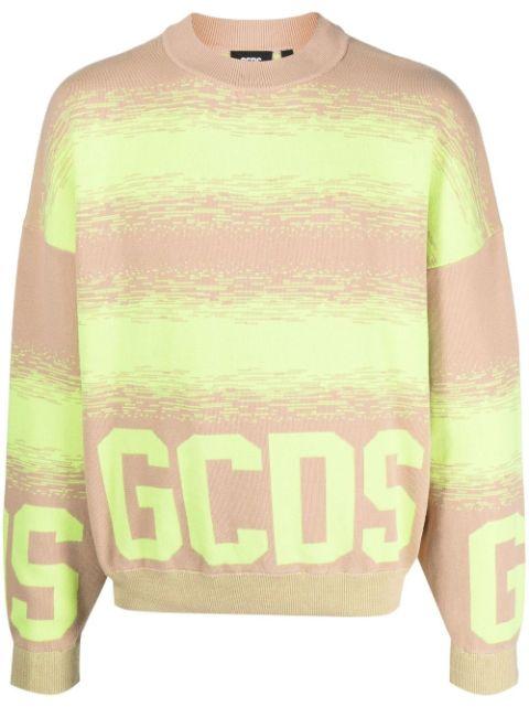 cotton Degradé jumper by GCDS
