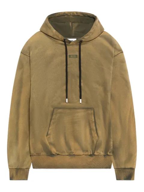 cotton drawstring hoodie by GCDS