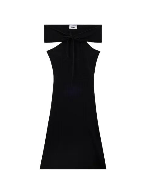 cut-out-design maxi dress by GCDS