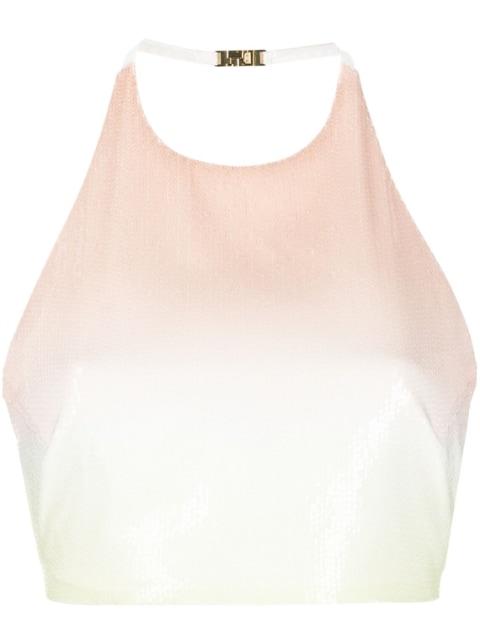 degrade sequin top by GCDS
