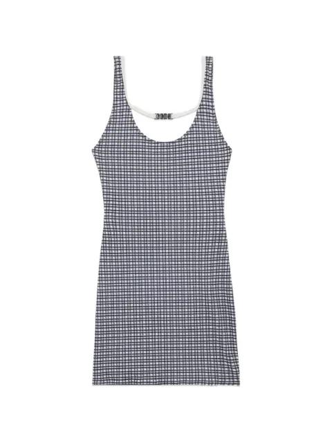 gingham-pattern mini dress by GCDS