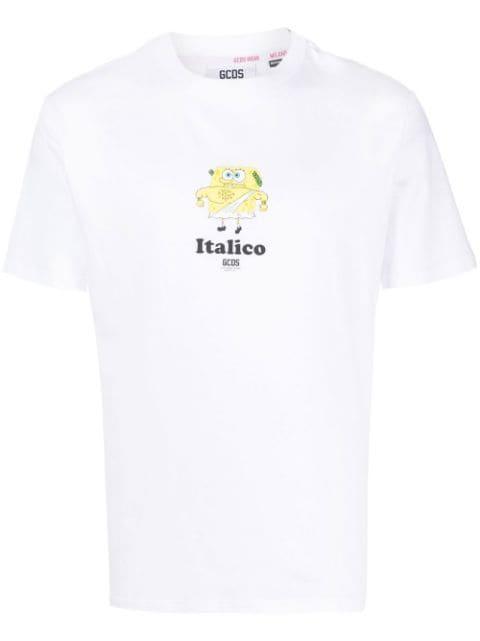 graphic-print T-shirt by GCDS