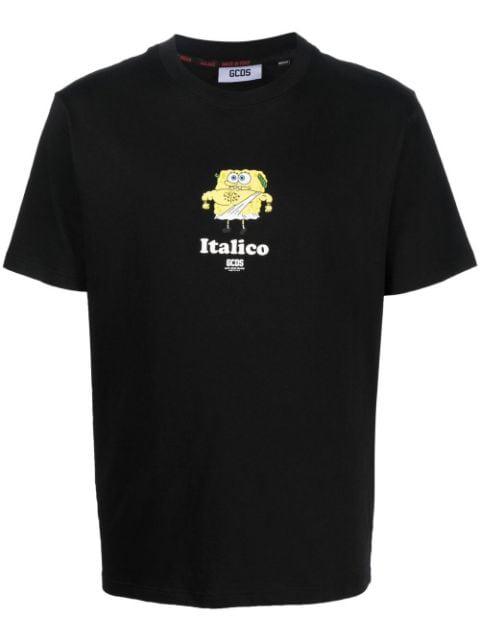 graphic-print T-shirt by GCDS