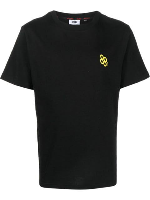 graphic-print cotton T-shirt by GCDS