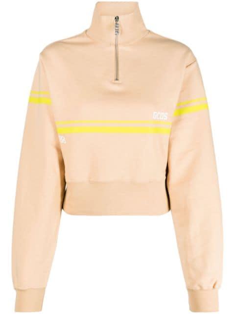half-zip sweatshirt by GCDS
