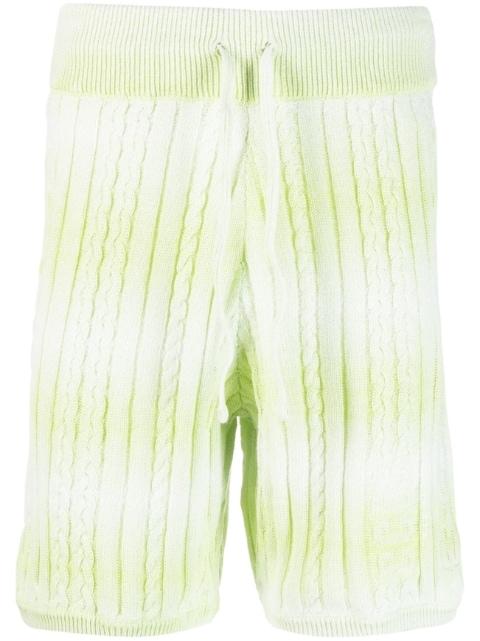 knitted degradé bermuda shorts by GCDS