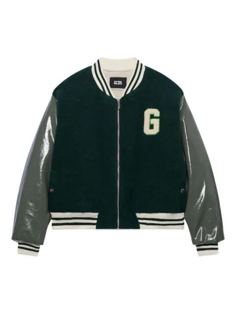 letterman zip jacket by GCDS