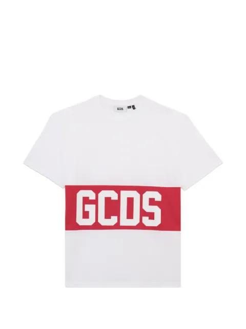 logo-band T-shirt by GCDS