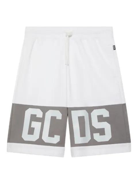 logo-band track shorts by GCDS