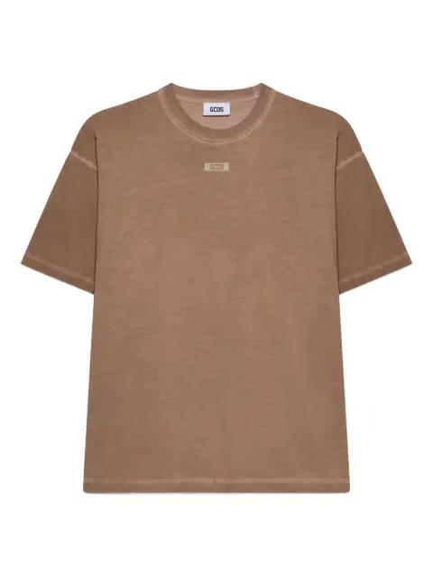 logo-detail cotton T-shirt by GCDS