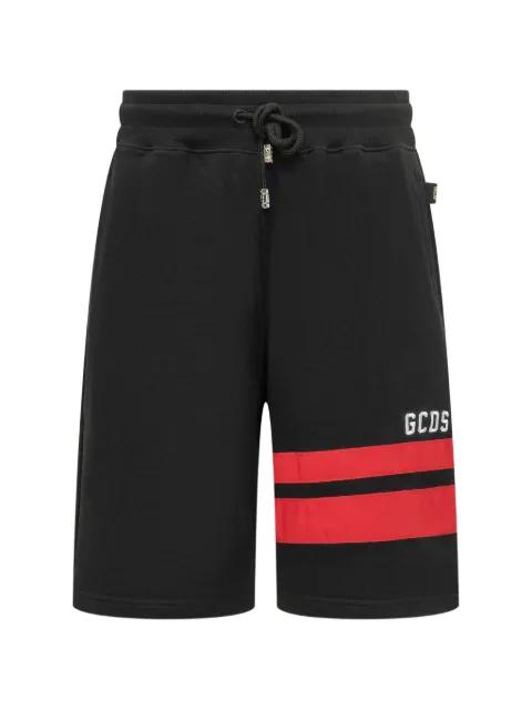 logo-detail shorts by GCDS