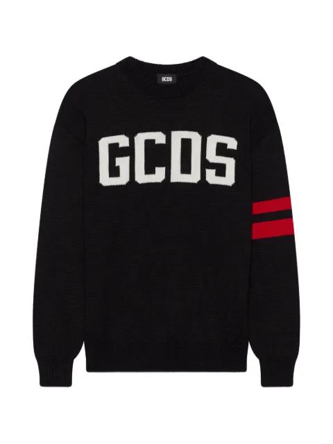 logo-detail sweater by GCDS