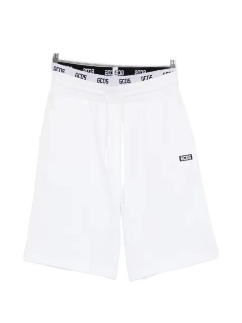 logo drawstring track shorts by GCDS