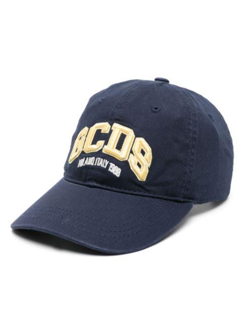 logo-embroidered baseball cap by GCDS