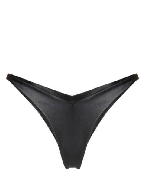 logo-hardware bikini bottoms by GCDS