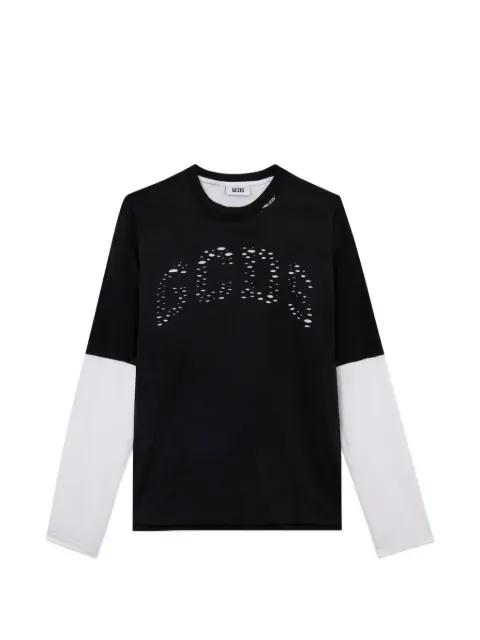 logo-lettering oversized T-shirt by GCDS