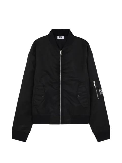 logo-patch bomber jacket by GCDS