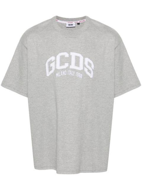 logo-patch cotton T-shirt by GCDS