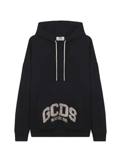 logo-patch hoodie by GCDS