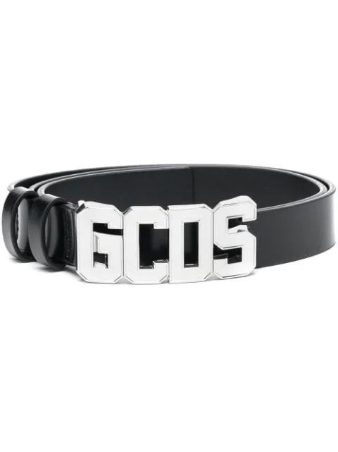 logo-plaque belt by GCDS
