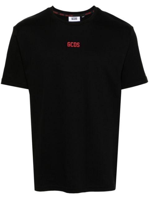 logo-print cotton T-shirt by GCDS