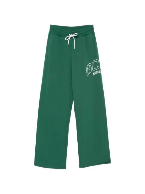 logo-print drawstring track pants by GCDS