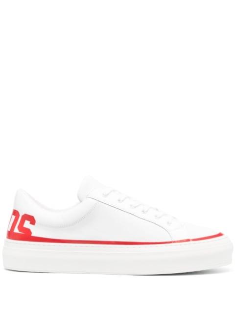 logo-print low-top sneakers by GCDS
